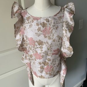BEAUTIFUL ruffle floral top
